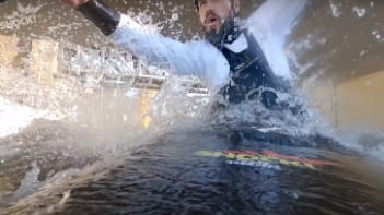 Renne & Terka jedou slalom